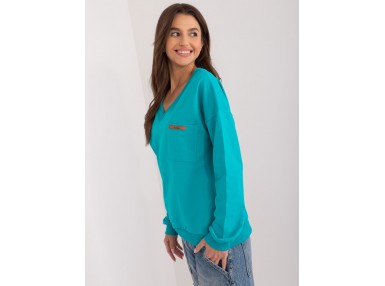T-shirt en coton - turquoise