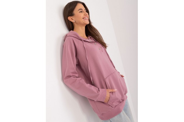 Sweat à capuche - rose