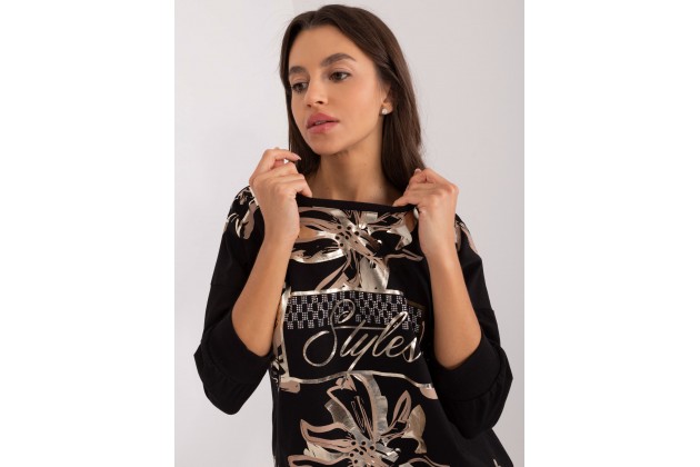 T-shirt en coton - noir