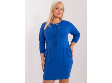 Robe tunique courte - cobalt