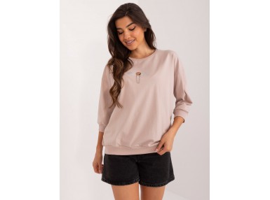 T-shirt en coton - beige
