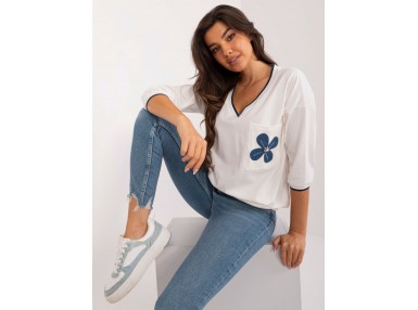 T-shirt en coton - écru