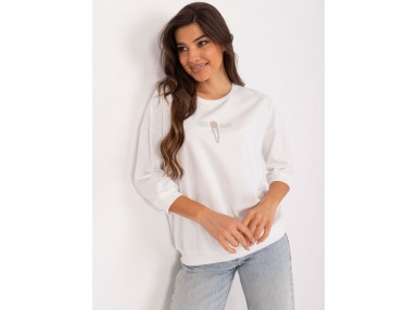 T-shirt en coton - écru