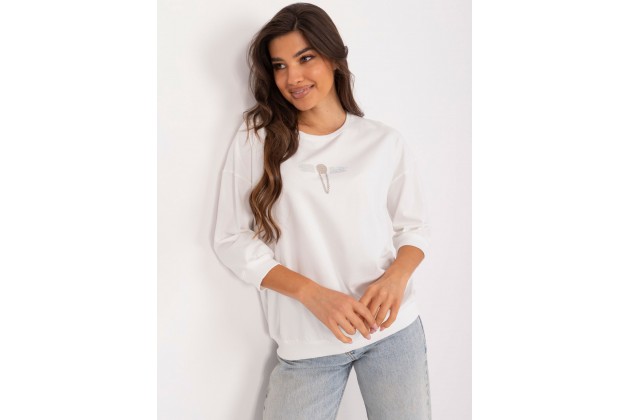 T-shirt en coton - écru