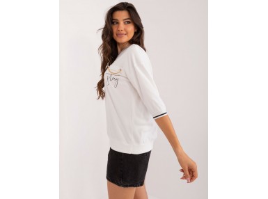 T-shirt en coton - écru