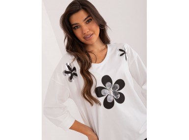T-shirt en coton - écru