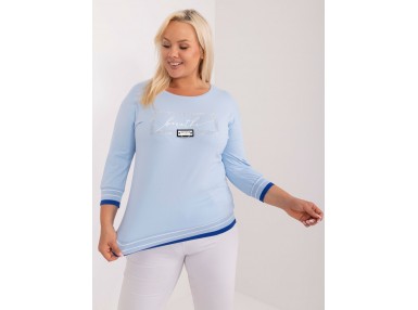 T-shirt en coton - bleu clair