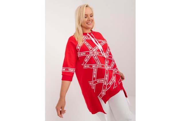 Tunique en coton - rouge