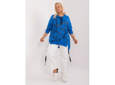 Tunique en coton - bleu