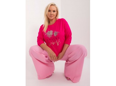 T-shirt en coton - fuchsia
