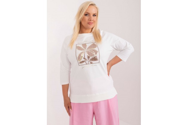 T-shirt en coton - éqru