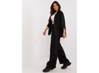 Ensemble avec chemise et pantalon - noir