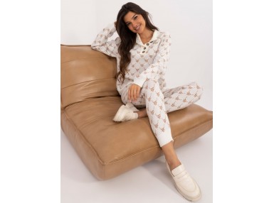 Ensemble avec sweat et pantalon - éqru
