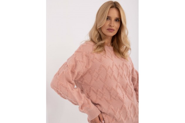 Pull en maille - rose clair