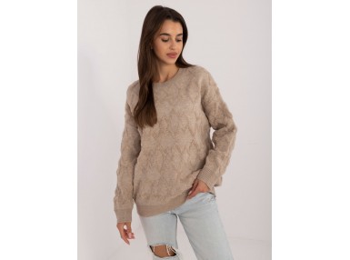 Pull en maille - beige