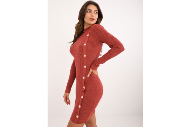 Robe moulant - orange