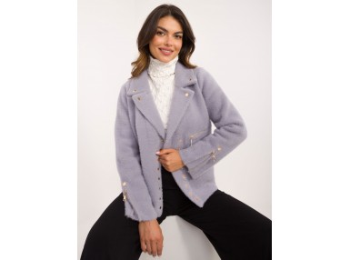 Veste en alpaga - violet clair