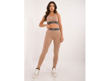 Legging - beige foncé