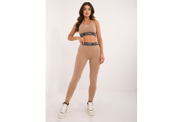 Legging - beige foncé
