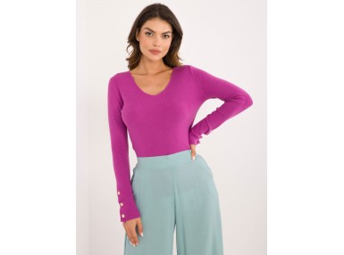 Pull moulant en tissu - rose