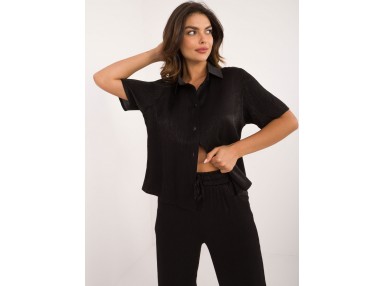 Ensemble avec chemise et pantalon - noir