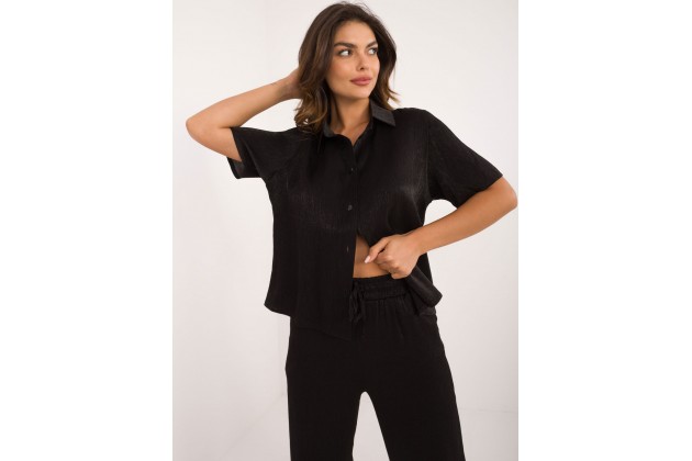 Ensemble avec chemise et pantalon - noir