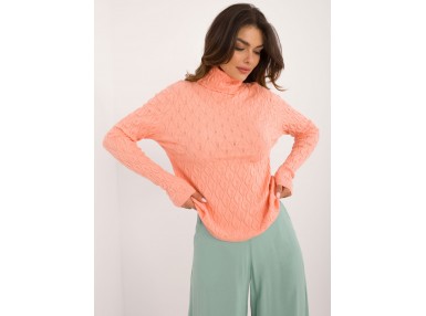 Pull col roulé - pêche