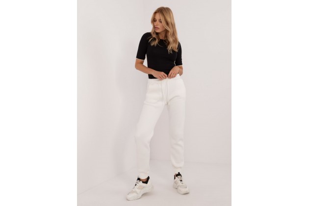 Pantalon en coton - éqru