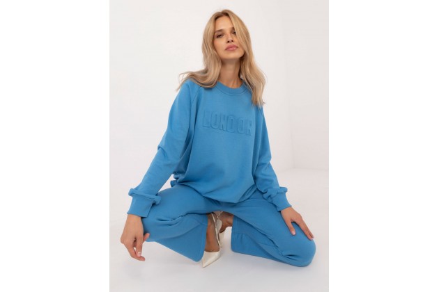 Ensemble avec sweat et pantalon - bleu