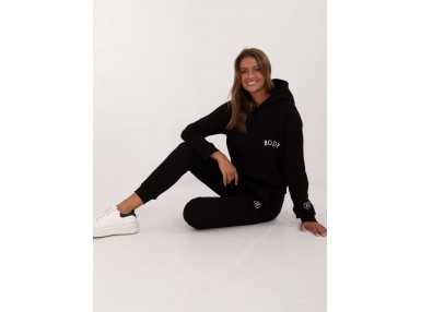 Ensemble avec sweat et pantalon - noir