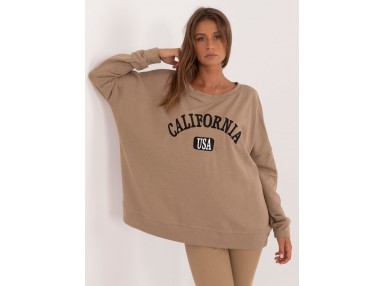 Ensemble avec sweat et pantalon - beige foncé
