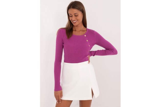 Pull en maille - violet