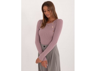 Pull en maille - violet clair