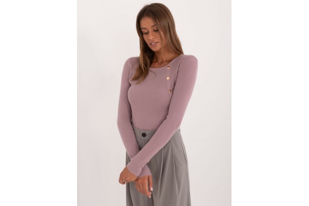 Pull en maille - violet clair