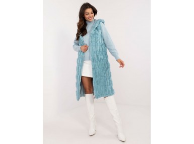 Gilet long - menthe