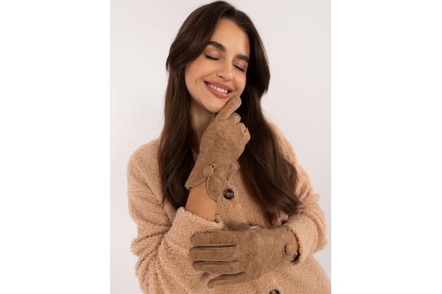 Gants en coton - chameau