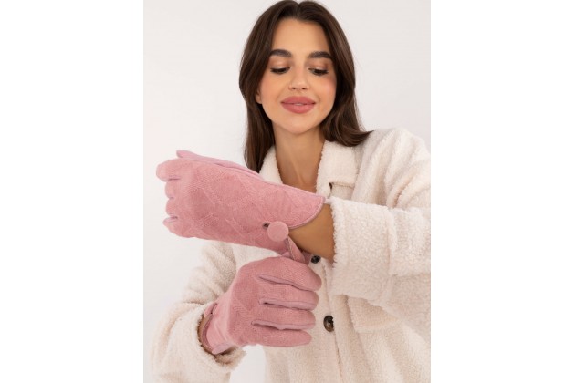 Gants en coton - rose clair