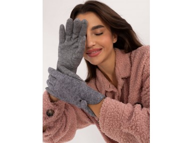 Gants en coton - gris