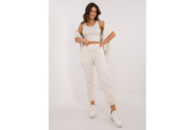 Ensemble sportif trois pièces - beige