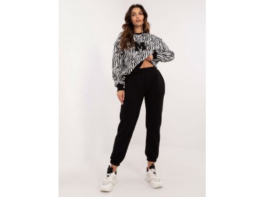 Ensemble avec t-shirtet pantalon - noir et blanc