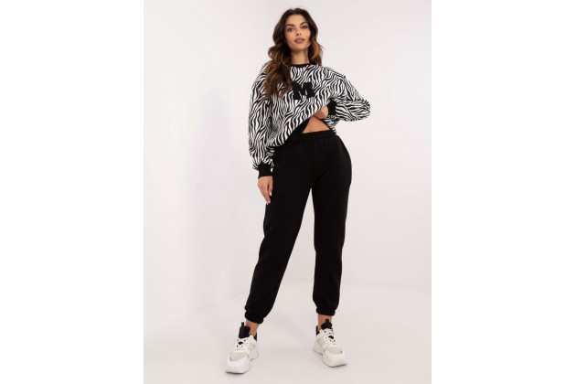 Ensemble avec t-shirtet pantalon - noir et blanc