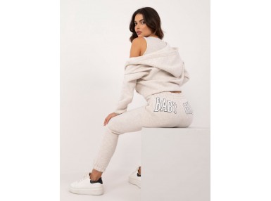 Ensemble sportif trois pièces - beige