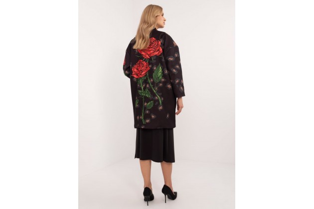 Manteau mi-long - noir