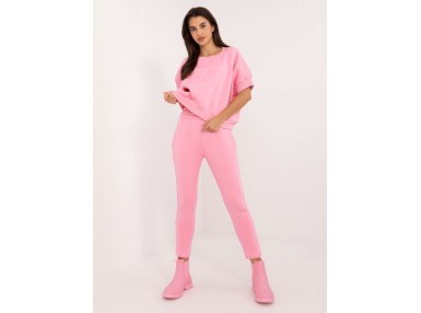 Ensemble avec t-shirtet pantalon - rose