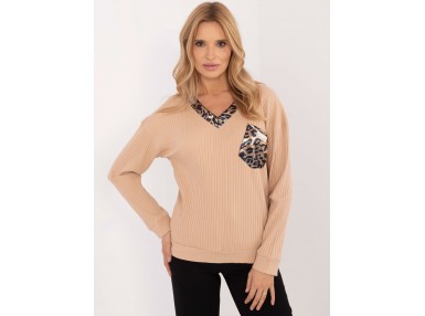 T-shirt en coton - beige