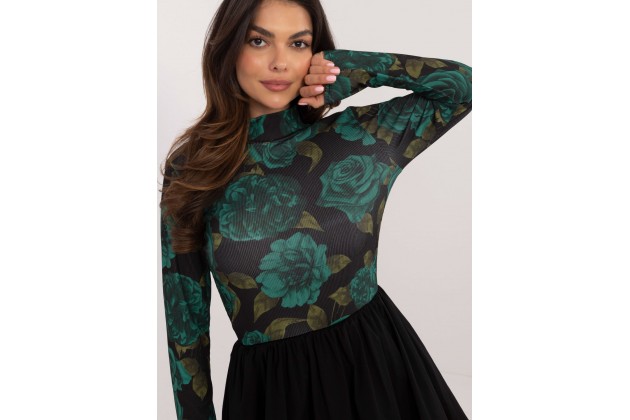 Robe - bleu et noire