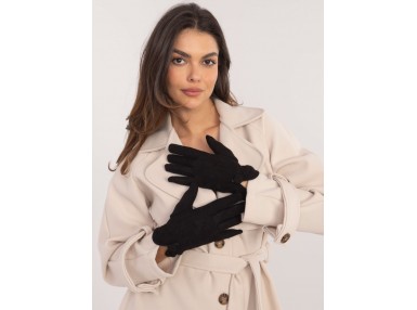 Gants en coton - noir