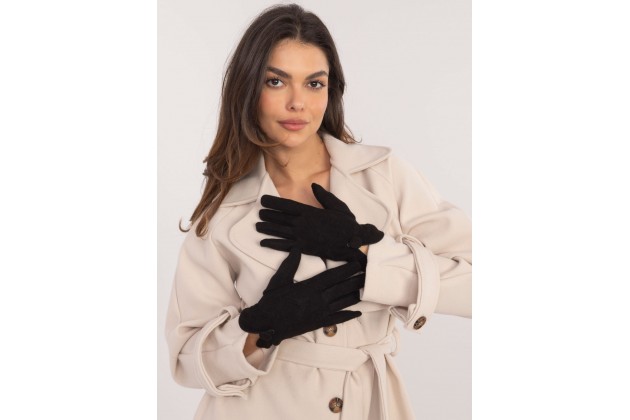 Gants en coton - noir