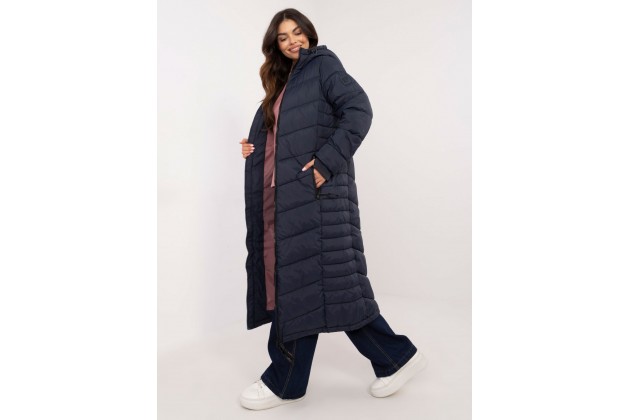 Manteau long - marine