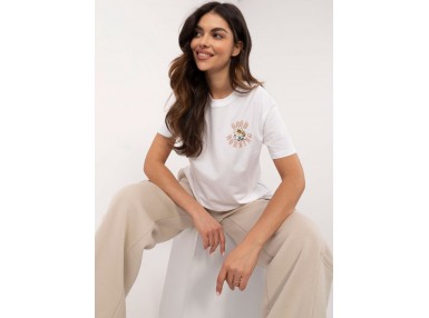 T-shirt en coton - blanc